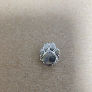 KEEP Collective Silver Paw Print Charm
